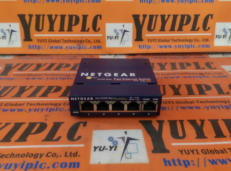 NETGEAR FS105 5 Port 10/100 Mbps Fast Switch 裕益科技自動化設備可程式編碼器